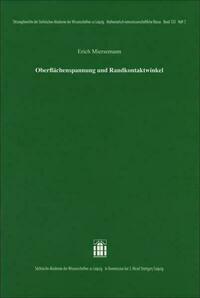 Oberflächenspannung und Randkontaktwinkel