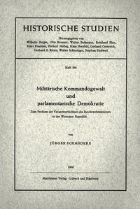Militärische Kommandogewalt und parlamentarische Demokratie