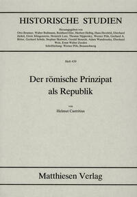 Der römische Prinzipat als Republik