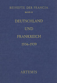 Deutschland und Frankreich 1936-1939