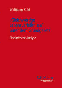 "Gleichwertige Lebensverhältnisse" unter dem Grundgesetz