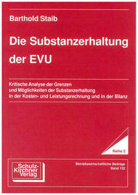 Die Substanzerhaltung der EVU