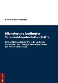Bilanzierung bedingter Sale-and-buy-back-Geschäfte