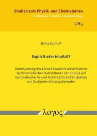 Explizit oder implizit?