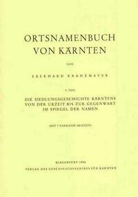 Ortsnamensbuch von Kärnten