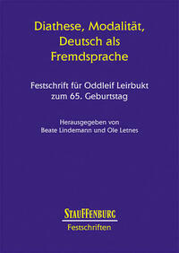 Diathese, Modalität, Deutsch als Fremdsprache