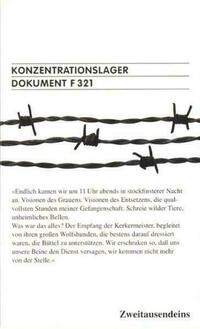 Konzentrationslager Dokument F 321 für den Internationalen Militärgerichtshof Nürnberg