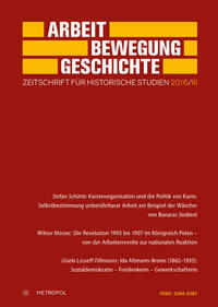 Arbeit – Bewegung – Geschichte