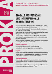Globale Stoffströme und internationale Arbeitsteilung