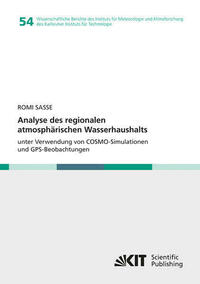 Analyse des regionalen atmosphärischen Wasserhaushalts unter Verwendung von COSMO-Simulationen und GPS-Beobachtungen