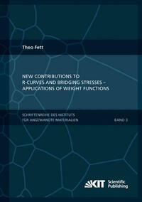 New contributions to R-curves and bridging stresses - Applications of weight functions