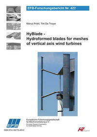 HyBlade - Hydroformed blades for meshes of vertical axis wind turbines