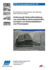 Umformende Verbundherstellung von Textil-Blech-Verbund-Hybriden auf Basis von Kohlenstofffasern und Thermoplast
