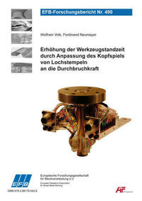 Erhöhung der Werkzeugstandzeit durch Anpassung des Kopfspiels von Lochstempeln an die Durchbruchkraft