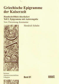 Griechische Epigramme der Kaiserzeit