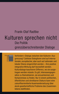 Kulturen sprechen nicht