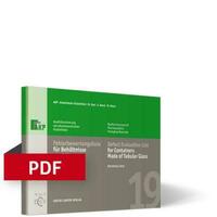 Fehlerbewertungsliste für Behältnisse aus Röhrenglas | Bundle (Buch, PDF)