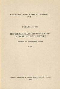 The German Illustrated Broadsheet in the 17th Century