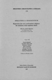Bibliotheca Dissidentium VIII