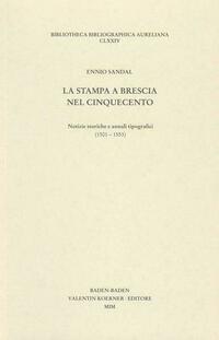 La stampa a Brescia nel Cinquecento
