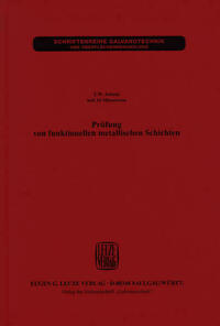 Prüfung von funktionellen metallischen Schichten