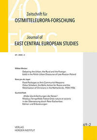Zeitschrift für Ostmitteleuropa-Forschung (ZfO) 69/2 / Journal of East Central European Studies (JECES)