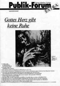 Gottes Herz gibt keine Ruhe