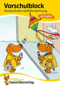 Vorschulblock ab 5 Jahre für Junge und Mädchen - Konzentration und Wahrnehmung