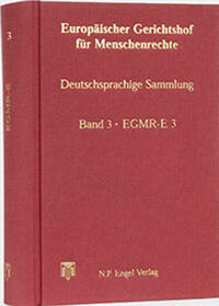 Europäischer Gerichtshof für Menschenrechte, Deutschsprachige Sammlung mit CD-ROM