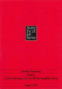 Register zu den Lieferungen 101-200 des "Bargfelder Boten"