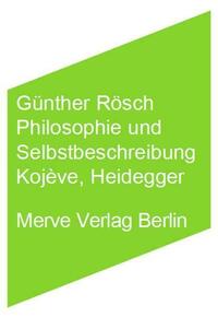 Philosophie und Selbstbeschreibung