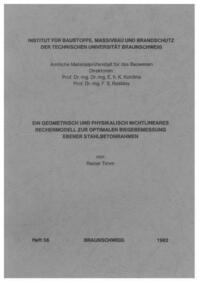 Ein geometrisch und physikalisch nichtlineares Rechenmodell zur optimalen Biegebemessung ebener Stahlbetonrahmen
