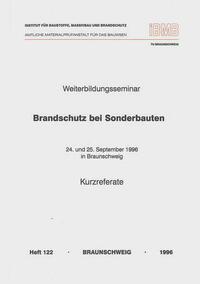 Weiterbildungsseminar Brandschutz bei Sonderbauten