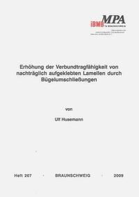 Erhöhung der Verbundtragfähigkeit von nachträglich aufgeklebten Lamellen durch Bügelumschließungen