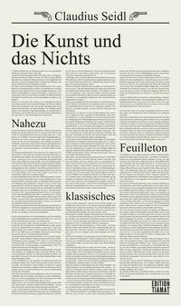 Die Kunst und das Nichts