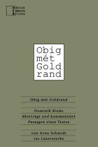 Obig mét Goldrand