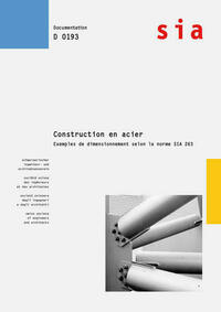 Construction en acier - Exemples de dimensionnement selon la norme SIA 263