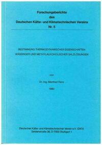 Bestimmung thermodynamischer Eigenschaften wässriger und methylalkoholischer Salzlösungen