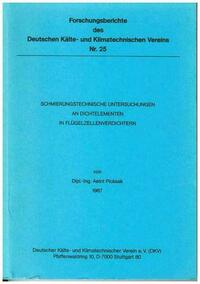 Schmierungstechnische Untersuchungen an Dichtelementen in Flügelzellenverdichtern