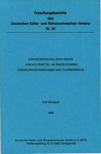 Wärmeübergang beim Sieden von Kältemittel an Einzelrohren, Zweirohranordnungen und Rohrbündeln