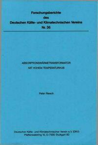 Absorptionswärmetransformator mit hohem Temperaturhub