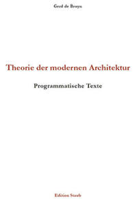 Theorie der modernen Architektur