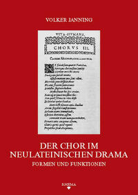 Der Chor im neulateinischen Drama