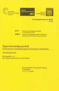 Expertenrundgespräch zur Kooperation musikpädagogischer Forschung in Deutschland