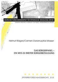 Das Bürgerpanel - Ein Weg zu breiter Bürgerbeteiligung