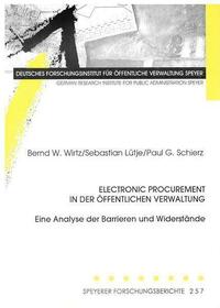 Electronic Procurement in der öffentlichen Verwaltung
