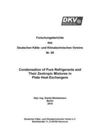 Condensation of Pure Refrigerants and Their Zeotropic Mixtures in Plate Heat Exchangers
