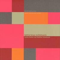 Gottfried Semper Architekturpreis. Louisa Hutton und Matthias Sauerbruch.