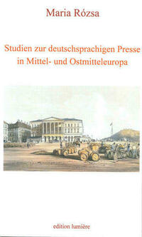 Studien zur deutschsprachigen Presse in Mittel- und Ostmitteleuropa: Beiträge zum deutsch-öster¬reichisch-ungarischen Kulturtransfer, zur 1848er Revolutionspresse in Ungarn und Österreich, zum Un¬garn¬bild in der deutschen Presse sowie zum Pressewesen in Wien, Buda, Pest, Preßburg, Temeswar, Hermannstadt und Kronstadt.
