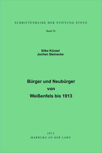 Bürger und Neubürger von Weißenfels bis 1913